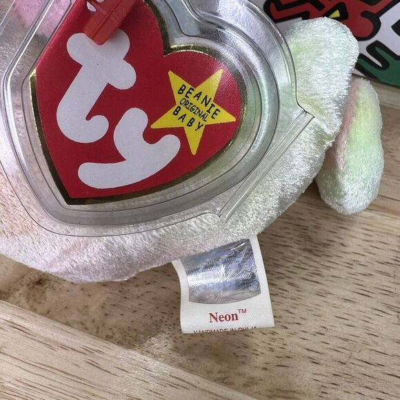 Beanie Babies LOT RARE Nanook Neon Almond Mystic Batty Smoochy Tag Errors On All - Picture 6 of 16
